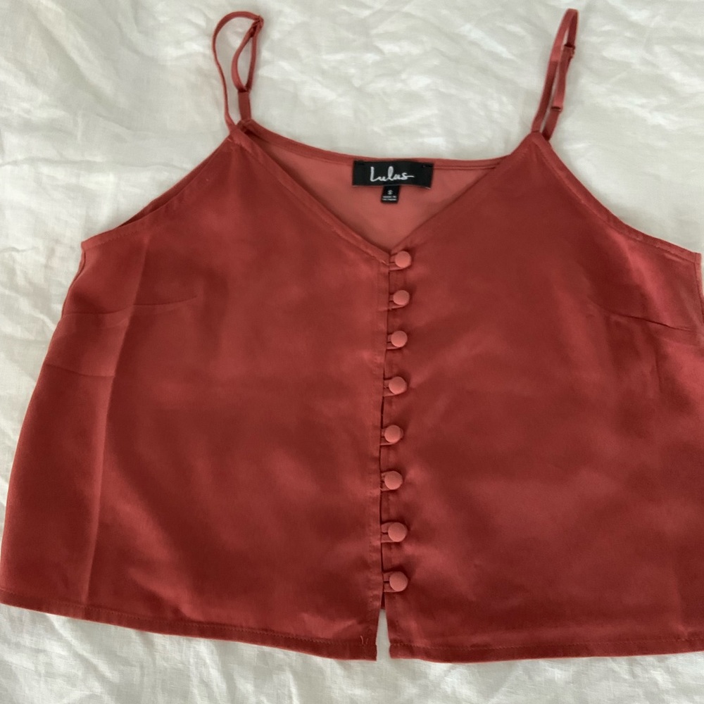 Lulus Button Down Top NWOT